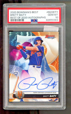 2020 Bowmans Best Brett Baty Auto PSA 10 Mets Best Of 2020 Autographs