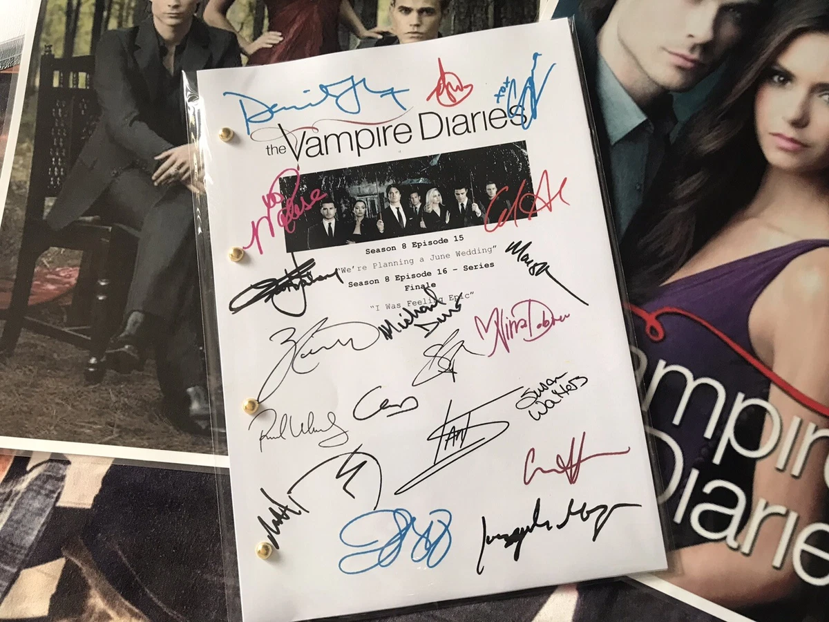 The Vampire Diaries Season 8 Episode 15 And Season 8 Episode 16 Reprinted Script