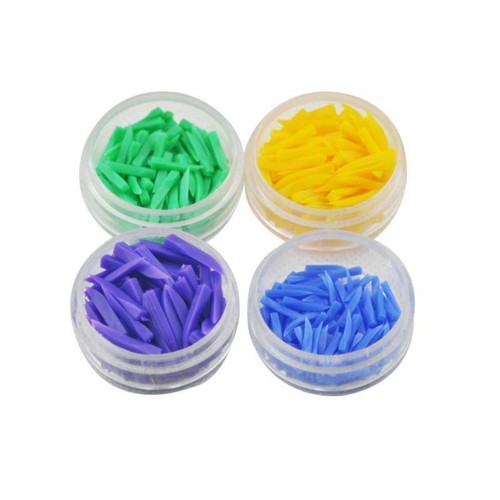 100/Box Disposable Dental Plastic Wedges Plastic Concave Design Wedge W/ Hole - Picture 9 of 37