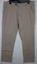 Mens Ted Baker London Brown Dress Pants Size 34R 34x30 Cotton Stretch