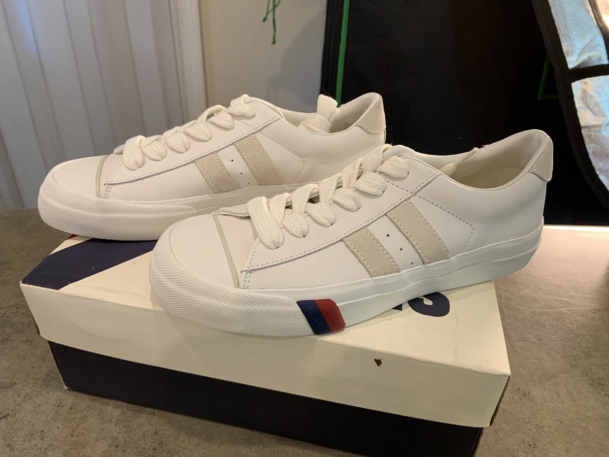 kondensator At vise Perfekt Pro Keds Royal Master Leather White Sneakers 7(M) 8.5 (W) New Old Stock  Read | eBay