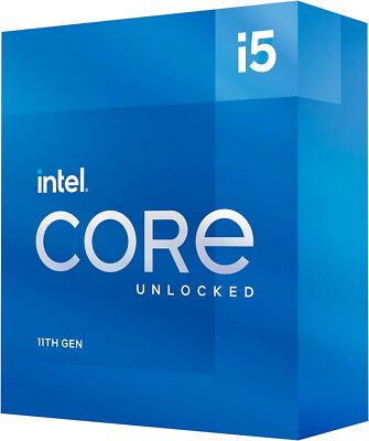 Intel BX8070811600K Core i5-11600K 3.9 GHz Six-Core LGA 1200 Processor