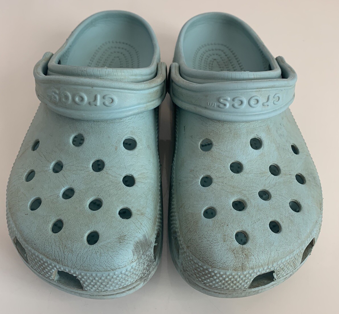 Crocs Unisex Shoes Classic Clogs Turquoise Teal Woman’s Size