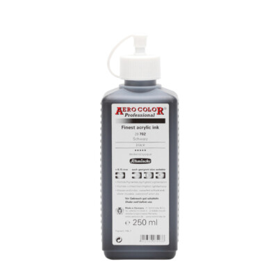 (163,08 /1l) Schwarz 250ml Schmincke Aero Color 702 27 Airbrush Farbe