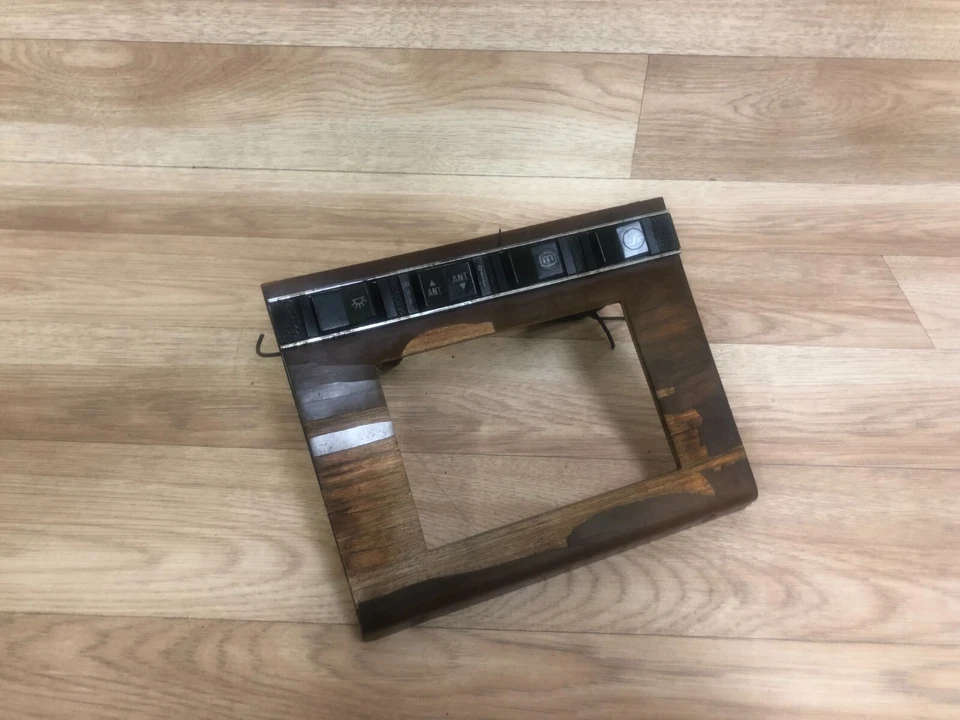 MERCEDES BENZ OEM W107 W116 R107 INTERRUPTOR PANEL MADERA CLIMATIZADOR AIRE ACONDICIONADO DELANTERO Foto 2 de 4