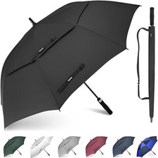68 Inch Folding Compact Umbrella Umbrella Anti-UV Sun/Rain Large Umbrella