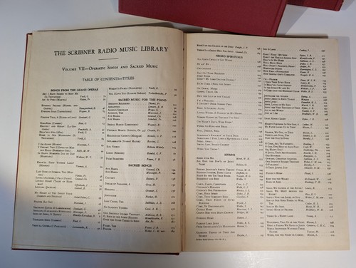 1931 Scribner Radio Music Library 8 volumes - Picture 11 of 14