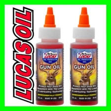 2 - Lucas Original Red Gun Oil 2oz Bow Rifle Pistol & Reel Lube Odorless