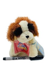 Ganz LilKinz St Bernard HS012 Sealed Code Furry Plush 6" Soft Stuffed Animal