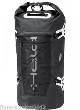 Borsa Sella Posteriore Moto Cilindro Rullo Impermeabile 40 Litri Nero Roll-Bag 