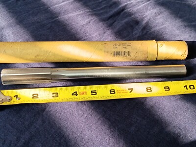L&I 7/8'' Diameter HSS Chucking Reamer 10'' OAL USA CNC Lathe Tooling .875