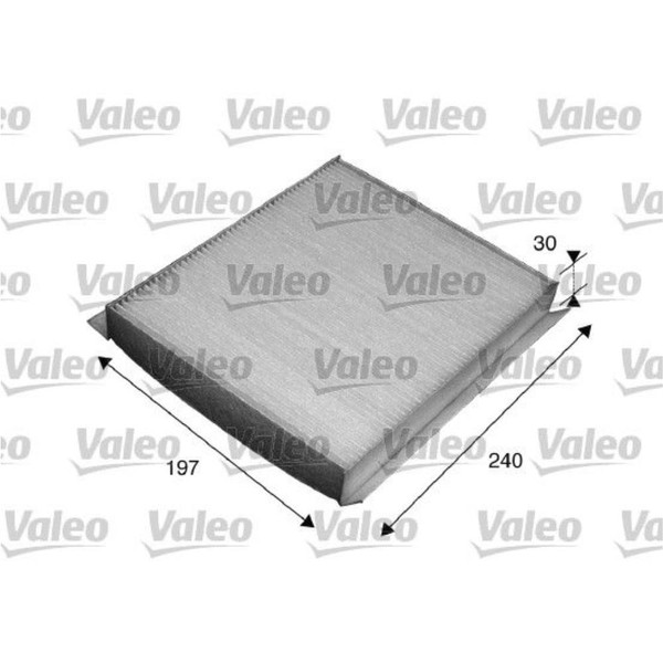 Valeo Innenraumfilter Partikelfilter FüR Honda Civic Viii Hatchback FN FK-image