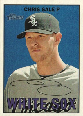 2016 Topps Heritage #310a - Chris Sale - Chicago White Sox   16-528