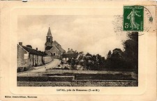 Old postcard Laval near Monterau (292658)