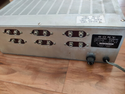 真空管録音アンプ SRA-3＋TC-263D オープンリールデッキ SRA-3 真空管録音アンプ SRA-3＋TC-263D オープンリールデッキ SRA-3