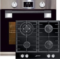 Kaiser Gas Herd Set Eh 6337 + Kcg 6382 Elektro Backofen 79L + Gas Kochfeld 60 Cm