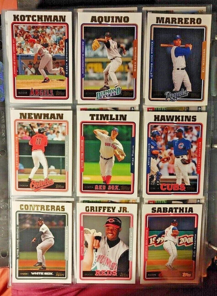 2005 Topps base cards 401-600 Pick from drop down list - Image 2 of 3