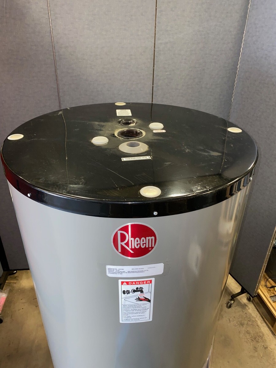 New Rheem Ruud ST120 115 Gallon Insulated Commercial Water Storage Reserve  Tank | eBay