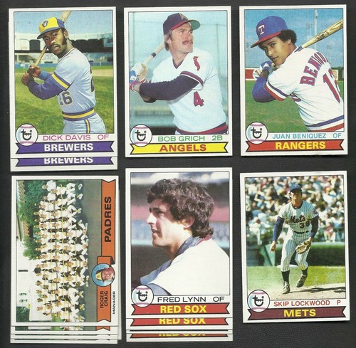 1979 Topps Baseball Pick Choose Finish Your Set (1-499) NM, Nm-Mt - Picture 227 of 242