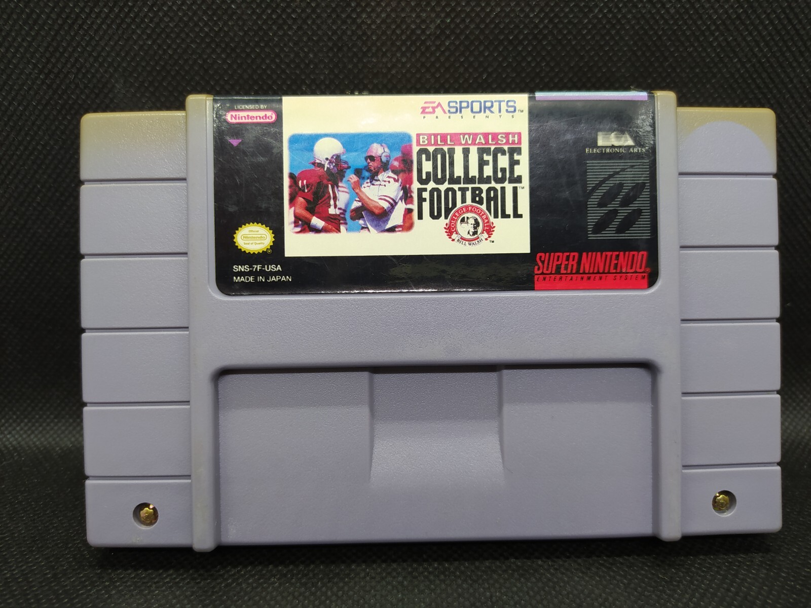 Bill Walsh College Football - Super NES Nintendo SNES US - SNS-7F-USA