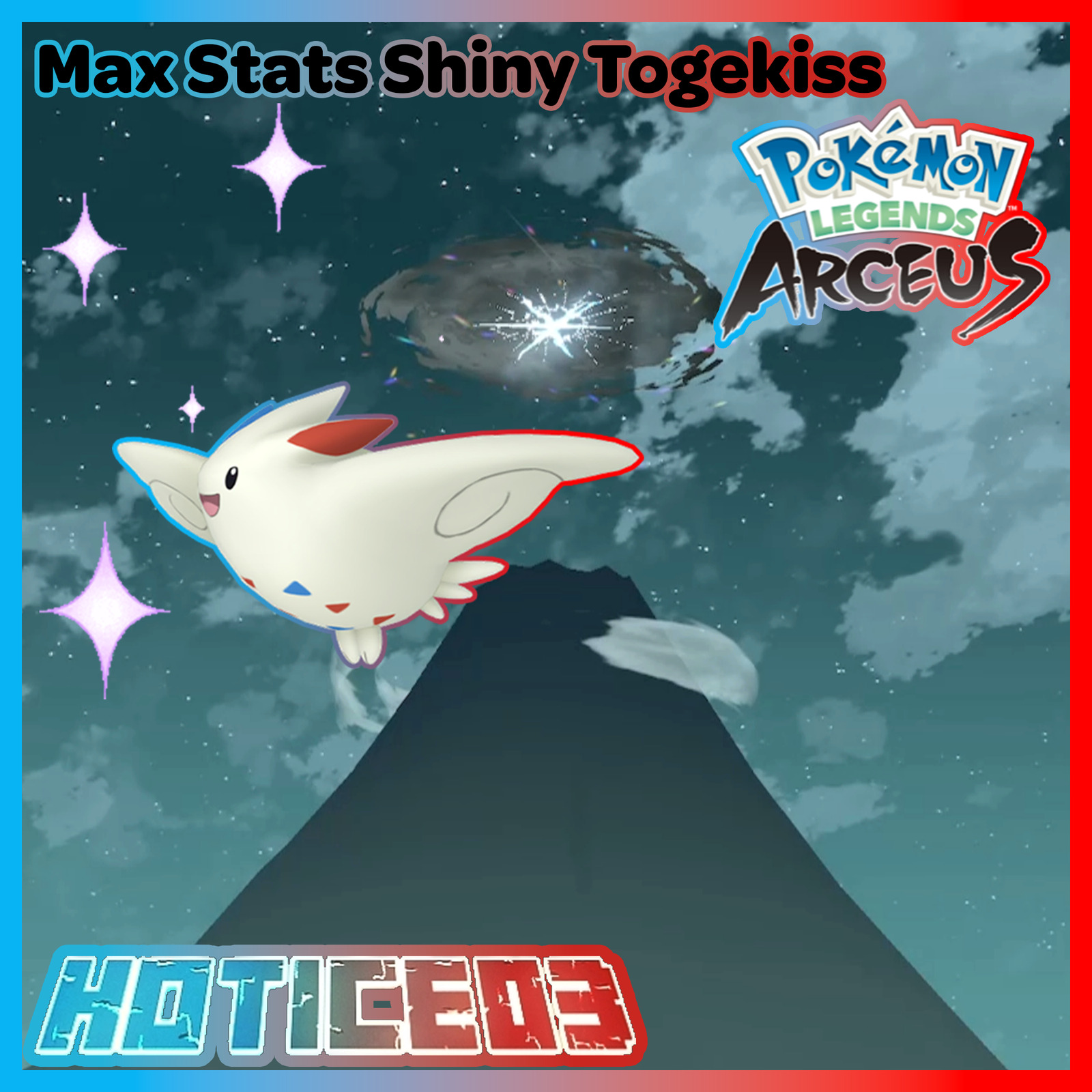 shipfree Pokemon Recommended Legends: Arceus Shiny Stats Togekiss Max