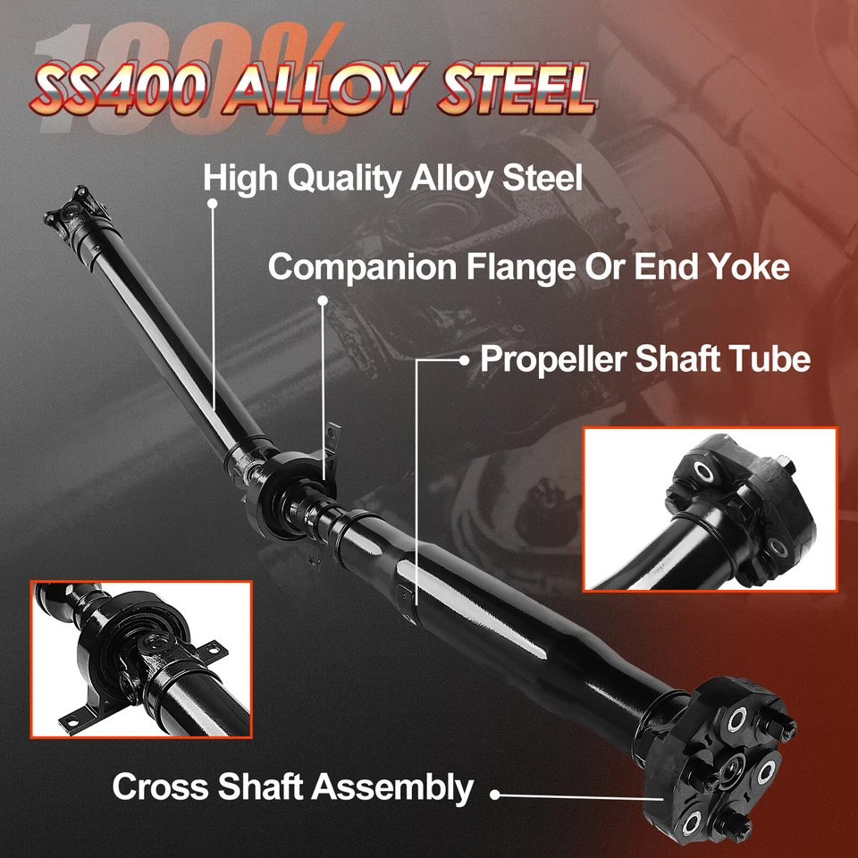 Rear Driveshaft Prop Drive Shaft For 2004-2006 BMW X3 3.0L 50.28" 26103402134 Foto 2 de 4