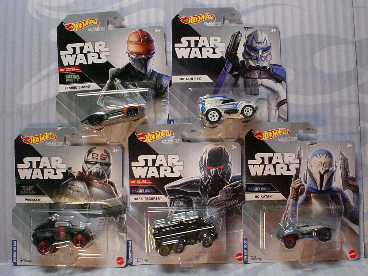 Star Wars Hot Wheelsフィギュア 2022 Hot Wheels STAR WARS ☆ CHARACTER CARS ☆Disney ☆ You Choose