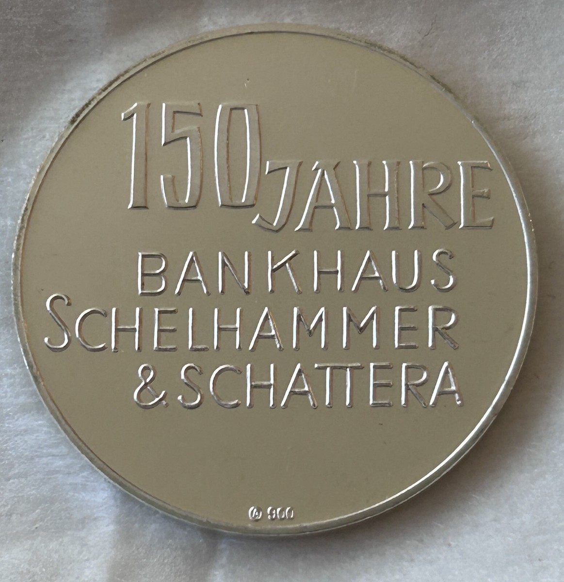 Jubiläumsspiel 150 Jahre AG Müller シリアル入 1832-1982 WIEN - 150 JAHRE BANKHAUS SCHELHAMMER & SCHATTERA .900