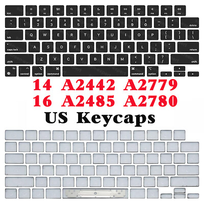 NEW One Set Replacement Keyboard Key Cap Macbook Pro 16'' A2485 A2780 2021 2023