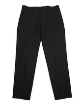 VINCE Womens sz 0 Black Tuxedo Side Look Tapered Leg Ankle/Cropped Dress Pant