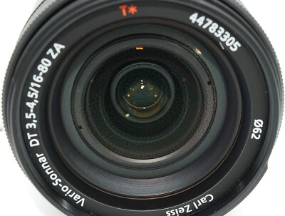 SONY standard zoom lens Vario-Sonnar T*DT 16-80 mm F-3.5-4.5 ZA