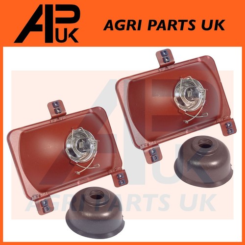 Head Lamp Headlight Set 12V for Massey Ferguson 375 382 390 398 399 3050 Tractor - Picture 4 of 5