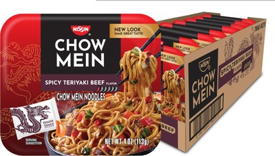 Chow Mein Noodles, Spicy Teriyaki Beef, 4 Ounce (Pack of 8)