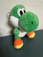 Yoshi Island DS Green Plush Toy 2007 Nintendo Sanei Super Mario Japan Game 7.5"