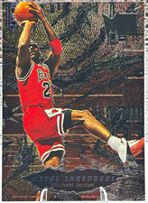 Fleer Metal 1996-97 Metal Shredders Michael Jordan Chicago Bulls #241