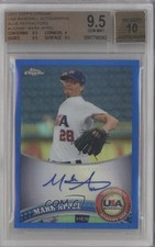2011 Topps Chrome Blue Refractor 65/99 Mark Appel BGS 9.5 GEM MINT Auto 0t3