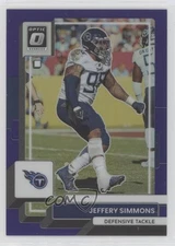 2022 Panini Donruss Optic Purple Prizm /50 Jeffery Simmons #194