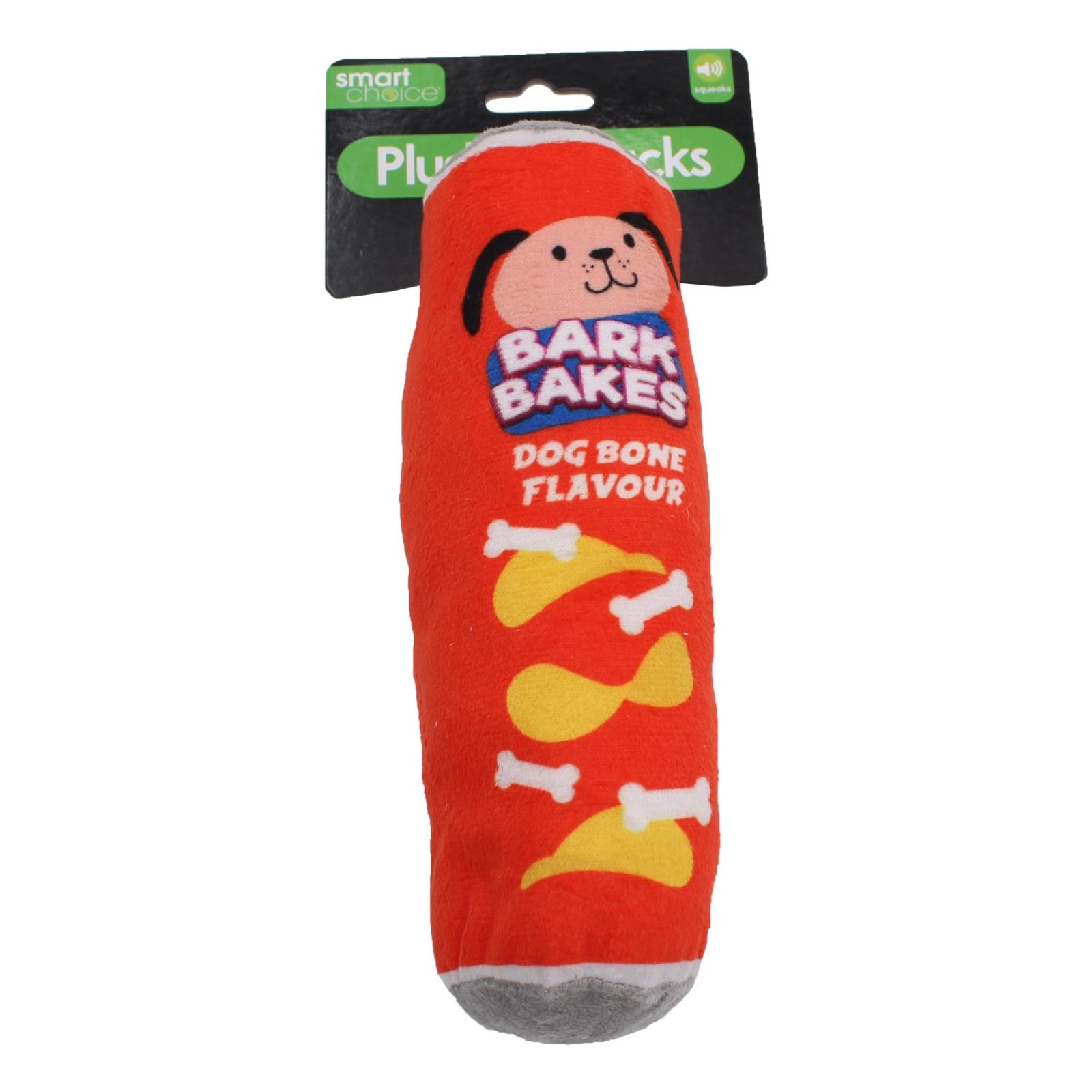 Dog Toy Plush With Squeaker Dog Fun Soft Toys - Choose Design