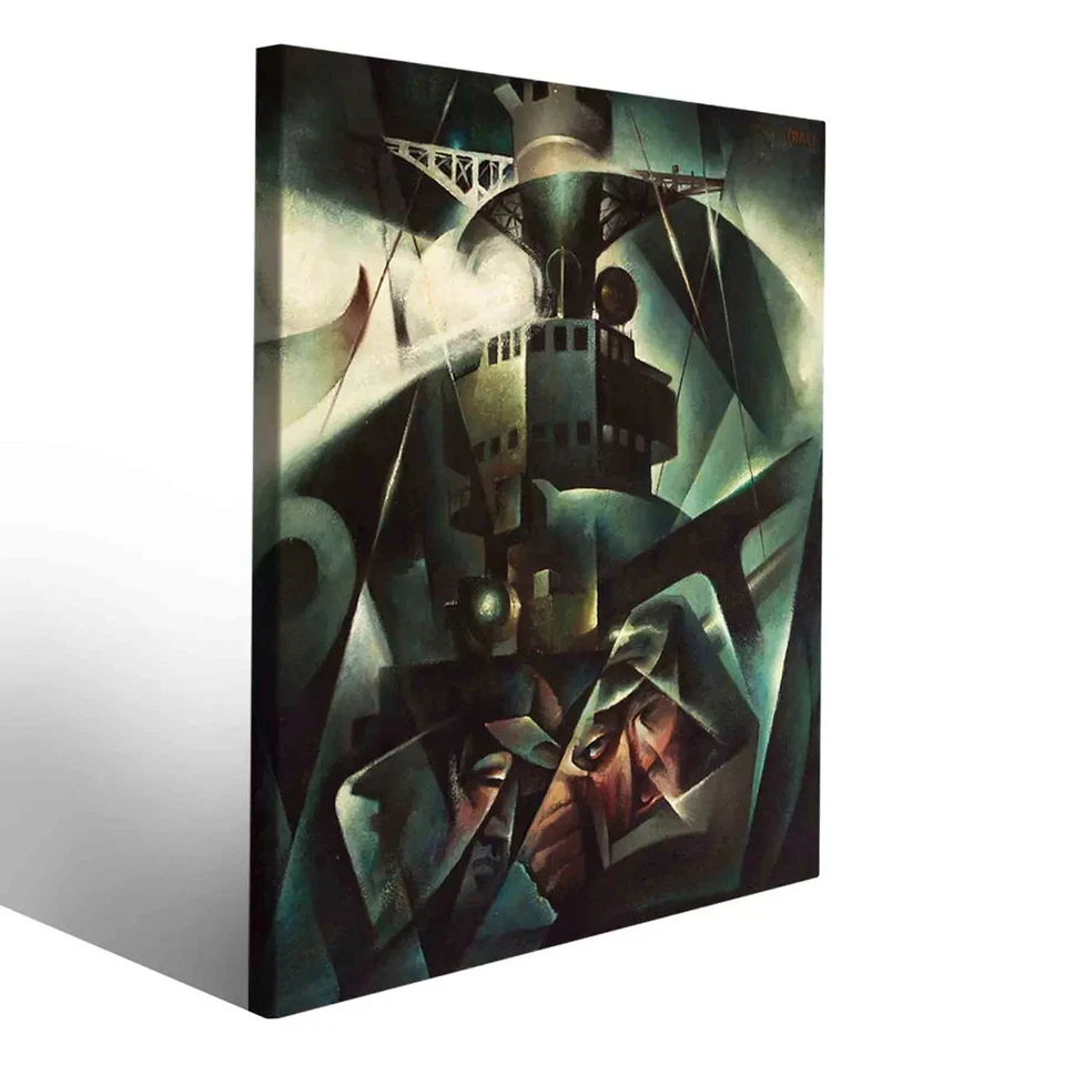 ITALIAN_MODERN_ART_2009 Stampe quadro Tullio Crali Naviganti quadri su tela riproduzioni