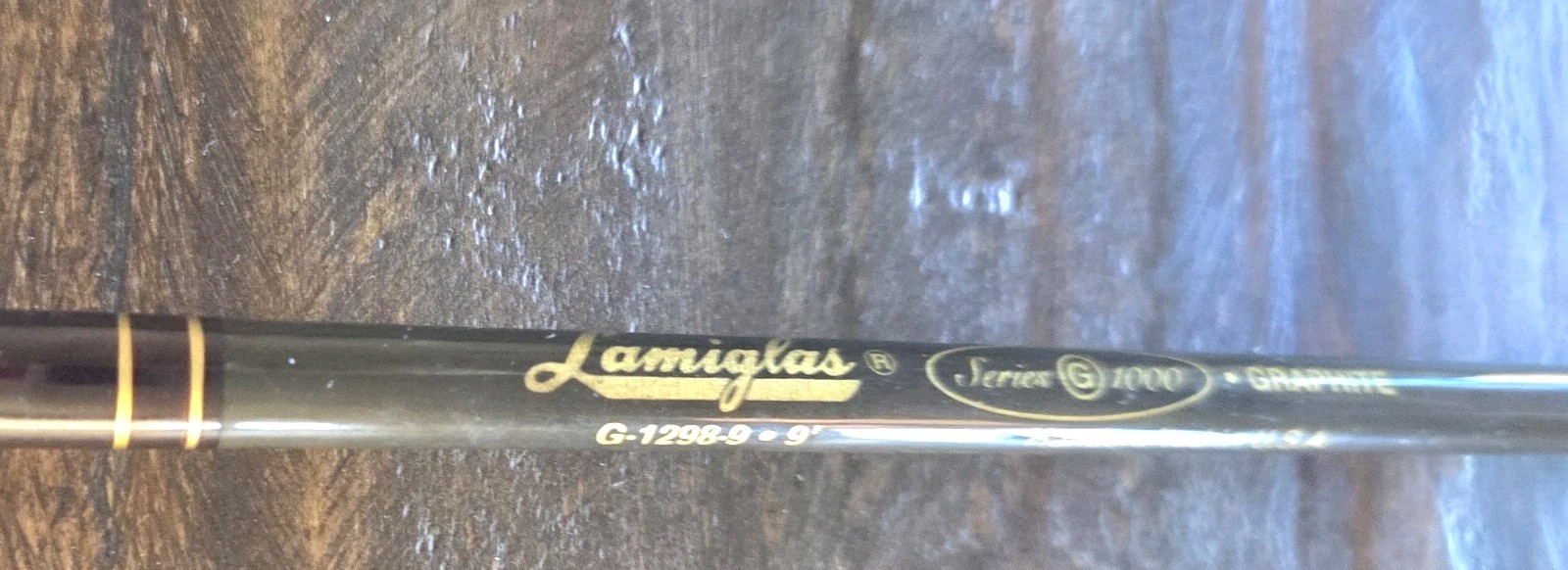 Lamiglas G-1000 G1298,9ft  #9 Line Wt Graphite 2 Piece Fly Fishing Rod VG