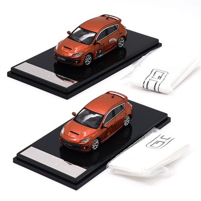 GCD 1:64 Speed 3 MPS hatchback Brown bear A/B Diecast Model Car