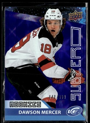 2021-22 UD Ice sub zero RC Dawson Mercer /999 #SZ-55