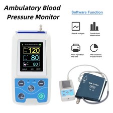 24hours Ambulatory Arm Digital NIBP Holter Blood Pressure Monitor PC Software