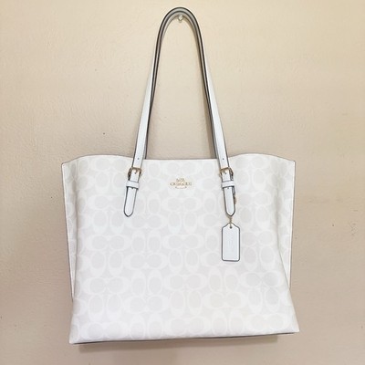 NWT Coach Mollie Tote Bag In Signature Canvas 1665 Value $428 | eBay