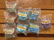 1993 McDonald  s The Flintstones Happy Meal Toys 8 Figures With Houses SEALED