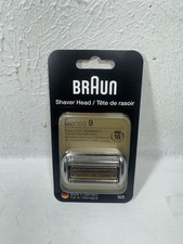 Braun Series 9 92S Replacement Shaver Head Foil Cassette Silver Open Box Oem