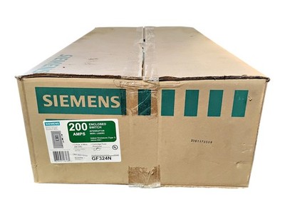 Siemens GF324N 200 A 240 V AC 3 P NEMA Type 1 Enclosed Fusible Safety Switch