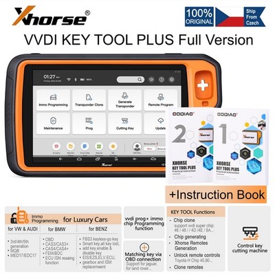 XHORSE VVDI Key Tool Plus Pad Global Advanced Version with Instruction Book