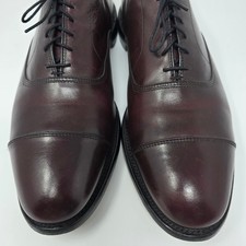 Allen Edmonds Park Avenue 5875 12 D Merlot Burgundy Cap Toe Oxford Dress Shoes