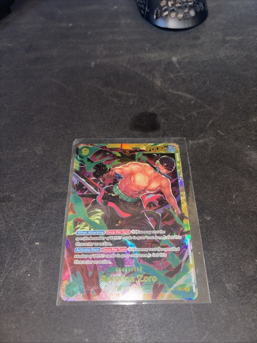 Roronoa Zoro OP06-118 SEC Alt Art – One Piece Card Game Secret